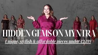 Thumbnail: HIDDEN GEMS ON MYNTRA | MUST BUY THIS SEASON