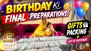 Thumbnail: Birthday gifts reveal😍 || finall preparations || Alishba Amir daily vlog