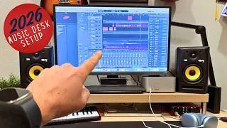 Thumbnail: My 2026 Music Production Desk Setup