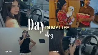 Thumbnail: A Very Random Day in My Life | Tesla, Gym & A New Dog 🐶