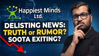 Thumbnail: Happiest Minds DELISTING Truth! 🚨 What Investors Must Do