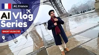 Thumbnail: AI Vlog Series | Vlog No.2 - I am at Paris, France🇲🇫 ✈️🌍 | AI in 2025 - ASDM !!