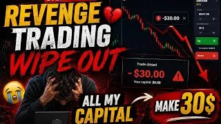 Thumbnail: Over Trading Mistake! 😭 My $30 Account is Gone biggest Trading Mistake Ever | Wiped Out My Capital💔😓