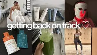 Thumbnail: productive days in my life // getting back on track ☆ workouts + new wellness routines + shopping