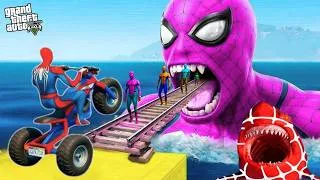 Thumbnail: Spider-Man Rescue Batman vs Iron Man vs Venom | GTA 5 Funny Superhero Mod Part 2
