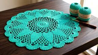 Thumbnail: 💎 STUNNING 💎 Easy Crochet Design Tutorial | Crochet Doily, Rumal & Placemat Pattern 437