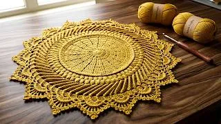 Thumbnail: 🔥 WOW 🔥 Crochet Design Lesson ( Doily / Rumal /Placemat) Crochet Pattern Tutorial for Beginners 435