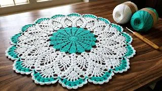 Thumbnail: ❤️ AMAZING ❤️ Crochet Design Tutorial for Beginners ( Doily / Rumal /Placemat) - Crochet Pattern 434
