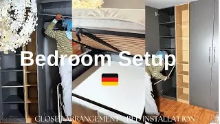 Thumbnail: Setting Up My New Apartment: Bed and Wardrobe Setup | Organizing My Closet | Germany 🇩🇪