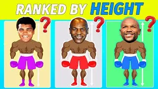 Thumbnail: 100 Boxers Ranked by Height – You Won’t Believe #1!