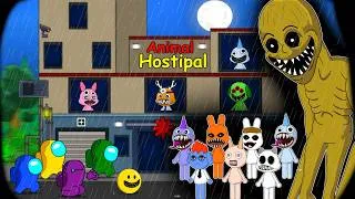 Thumbnail: Among Us vs VERITY in Animal Hospital Anomaly || ANIMATION