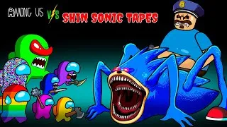 Thumbnail: 어몽어스Among Us VS Barry Controlling Giant Shin Sonic Monster | AMONG US PEANUT ANIMATION