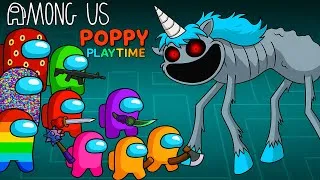 Thumbnail: 어몽어스 VS Poppy Playtime: Among Us Escape from Craftycorn | Among Us Peanut Animation