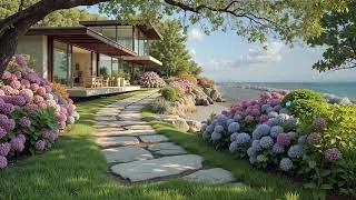 Thumbnail: Secret Backyard Garden Café With Nature Therapy | Happy Weekend Jazz Music To Study & Work