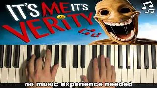 Thumbnail: How To Play "It's me It's Verity" on Piano