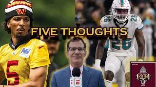 Thumbnail: Five Thoughts: On Rasul Douglas and Jayden Daniels