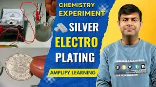 Thumbnail: Electroplating with Silver using Silver Nitrate | Real Life Chemistry Experiment