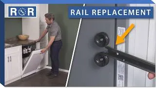 Thumbnail: Dishwasher Top Rack Rail | Repair & Replace