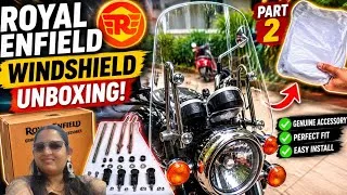 Thumbnail: Finally Installed! Royal Enfield Windshield | Part 2 | Meteor 350 Windshield Installation 🔥 at home