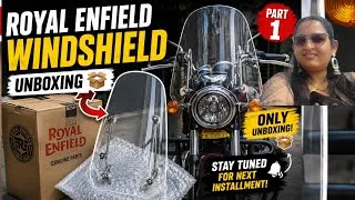 Thumbnail: Royal Enfield Meteor 350 Windshield Unboxing + First Look | Part 1| Installation Part 2 में!