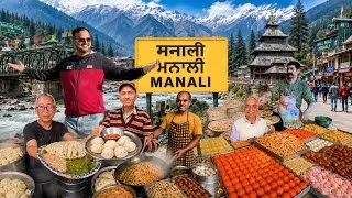 Thumbnail: Manali Street Food Tour | Manali Mall Road Food | Manali Sightseeing | Manali Breakfast | Manali