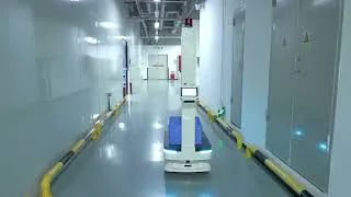 Thumbnail: Reeman 300kg payload AMR robot in consumer electronics manufacturing factory