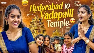 Thumbnail: Hyderabad To Vadapalli Temple🛕|2nd Week Of Vadapalli Darshanam✨️|7 Saturdays|Amrutha Sandhadi EP-70