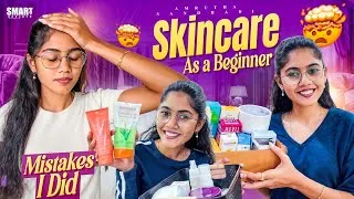 Thumbnail: Beginner Skincare Mistakes I Wish I Knew Earlier| Skincare + Simple Routine | Amrutha Sandhadi EP-69