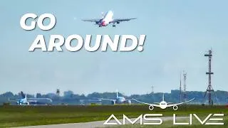Thumbnail: British Airways A320 Go Around at Schiphol!
