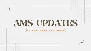 Thumbnail: AMS Updates......