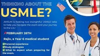 Thumbnail: USMLE TALK I -RAJIV YUSSUF MBCHB 6 ON 26.2.25
