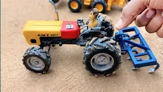 Thumbnail: Diy mini tractor making agriculture cultivator for Chilli Farming I pough machine @Amtfarming 
