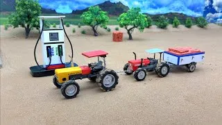 Thumbnail: diy tractor mini petrol pump science project || @Amtfarming