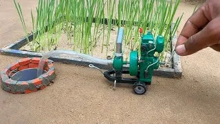 Thumbnail: diy tractor mini well water pump dieselengine science project || @Amtfarming 