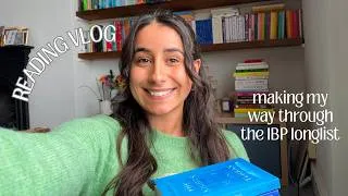 Thumbnail: reading the international booker prize longlist | reading vlog