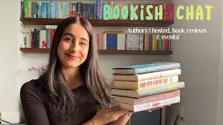 Thumbnail: autumnal wrap-up | author events i hosted plus some book reviews! 