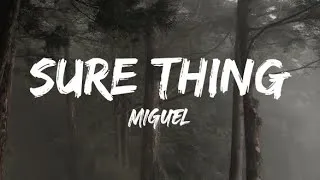 Thumbnail: SURE THING - MIGUEL (lyrics)