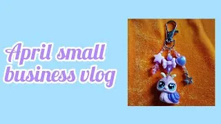 Thumbnail: April small business vlog | queer, artist, Manchester, UK, keychains, Vograce, restock 