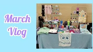Thumbnail: March Vlog | small business, artist, art, queer, UK, Manchester, market, convention, Chibi Sunnycon