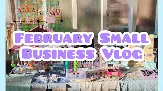 Thumbnail: A veryyy late February vlog | small business, art, UK, queer, artist, market, event
