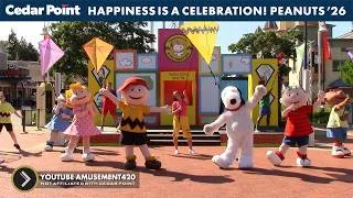 Thumbnail: HAPPINESS IS...A CELEBRATION! The Peanuts Gang Show Cedar Point 2026 @amusement420