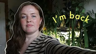 Thumbnail: I'm Back! Postpartum Chat & Plant Walkthrough