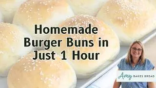Thumbnail: Homemade Burger Buns in Just 1 Hour