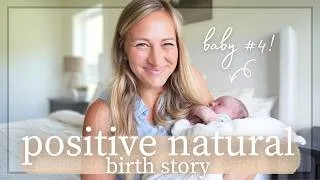 Thumbnail: positive unmedicated birth story | meet our baby girl!