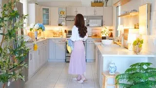 Thumbnail: Summer Home Refresh | Sewing Café Curtains, Hydrangea Garden & Cozy Styling No Talking