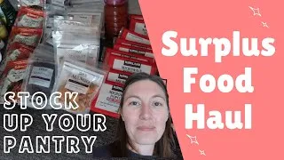 Thumbnail: Budget-Friendly Food Haul - How to Stock Your Pantry With Surplus Food