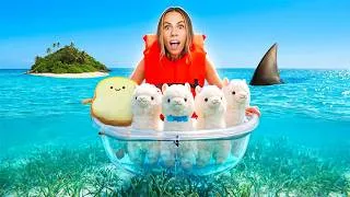 Thumbnail: STUCK in a CLEAR KAYAK with 5 CRAZY LLAMAS !