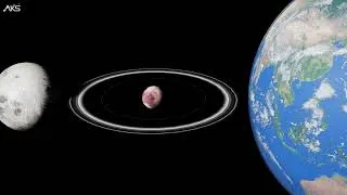 Thumbnail: Cosmic Ring Size Comparison: From Asteroids to Super-Saturn!
