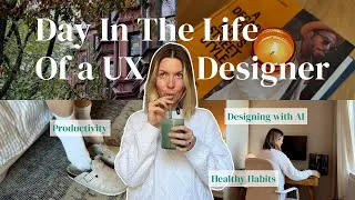 Thumbnail: A Day in My Life Working From Home as a UX Designer | Figma AI Tool & Cozy Productivity