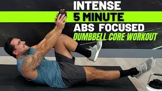 Thumbnail: Intense 5 Minute Abs Focused Dumbbell Core Workout